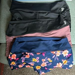Pink Victoria Secret Lot of 3 swim boy shorts